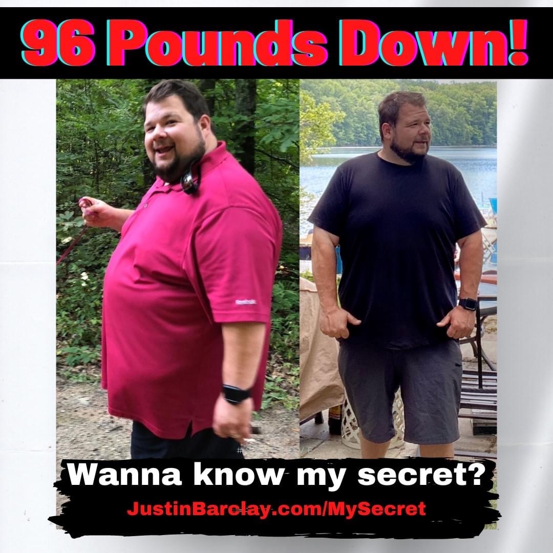 Justin Barclay Down 96 Pounds