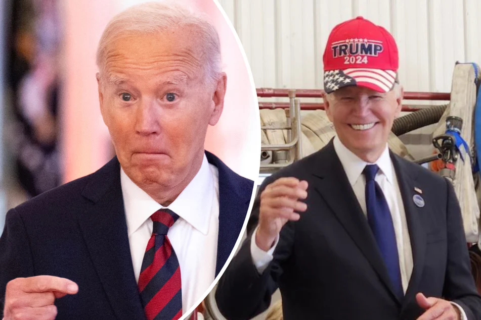 Biden Made the Switch!? Wears TRUMP Hat at 911 Event