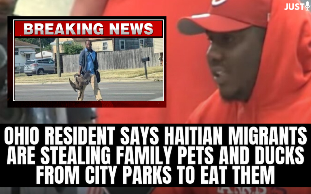 Haitians immigrants are eating pets out of town pond.. America turning into third world?